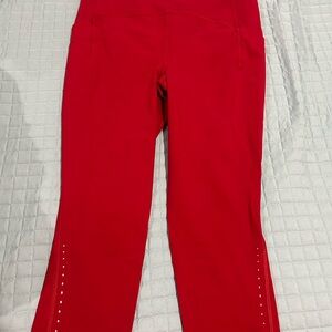 Lululemon Athletica Bold Red Leggings